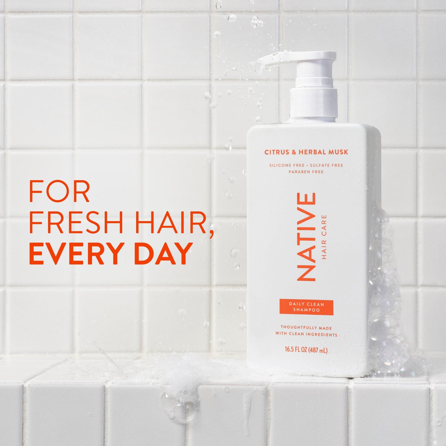 Native Shampoo - Citrus & Herbal Musk