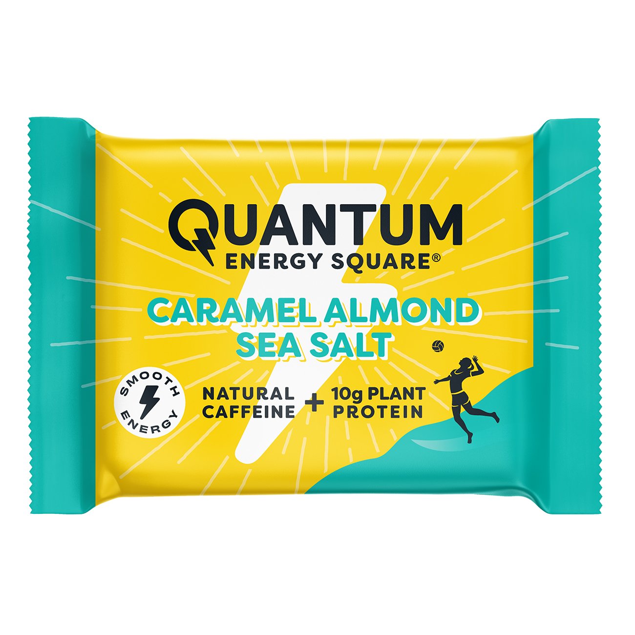 Quantum Energy Square - Caramel Almond Sea Salt