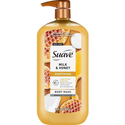 Suave Soothing Body Wash - Milk and Honey