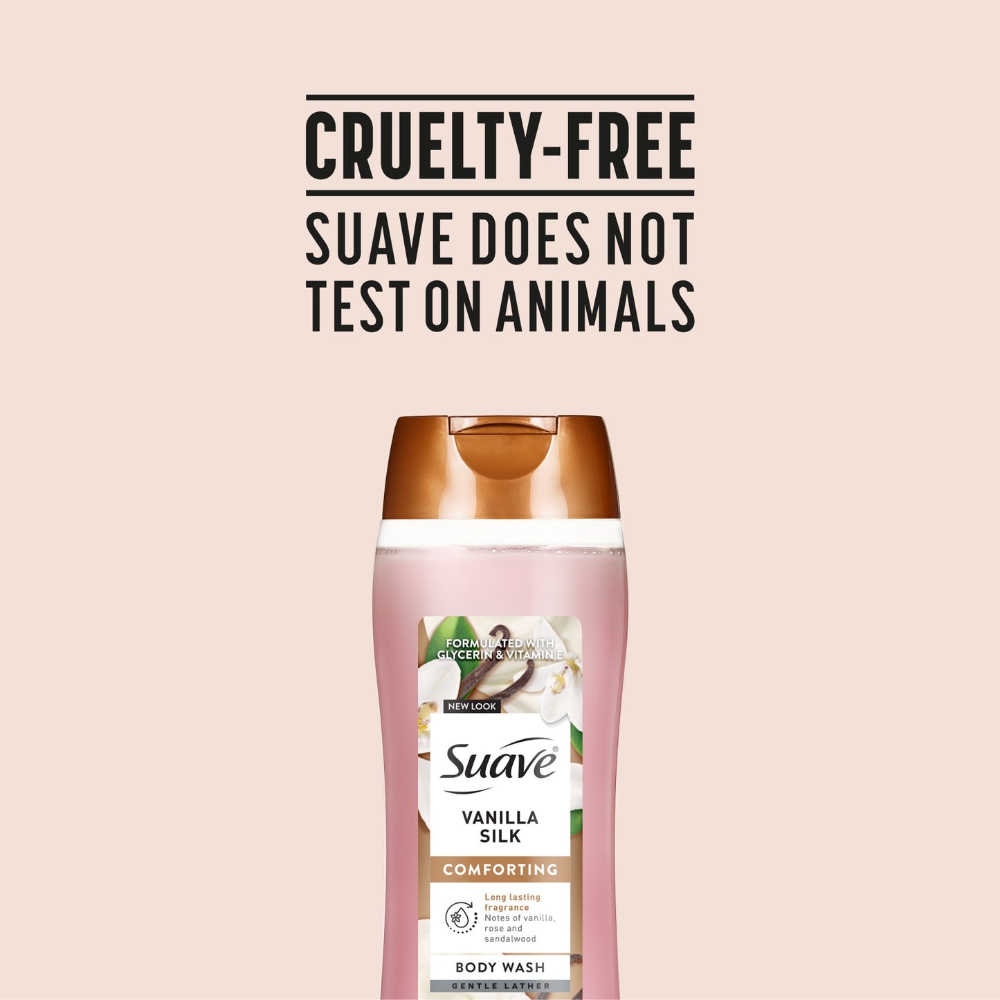 Suave Comforting Body Wash - Sweet Vanilla Silk