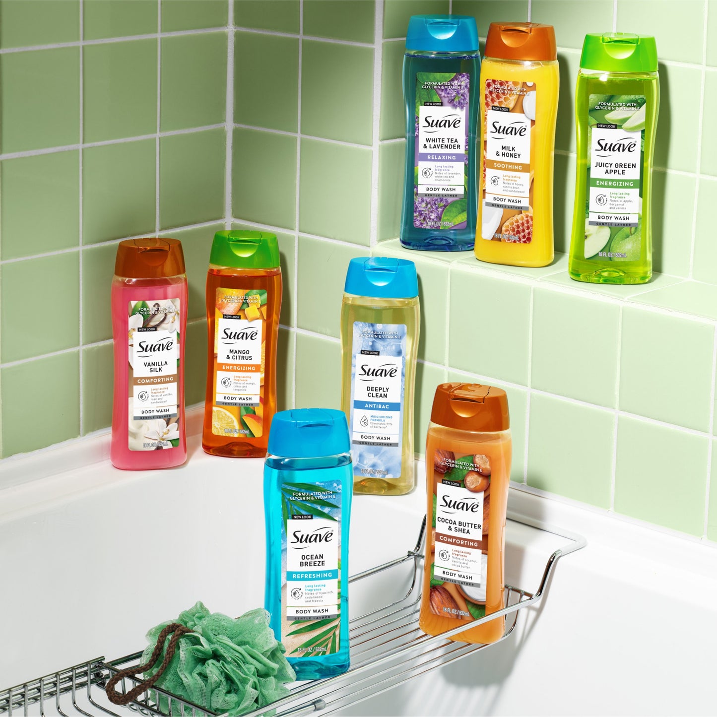 Suave Comforting Body Wash - Sweet Vanilla Silk