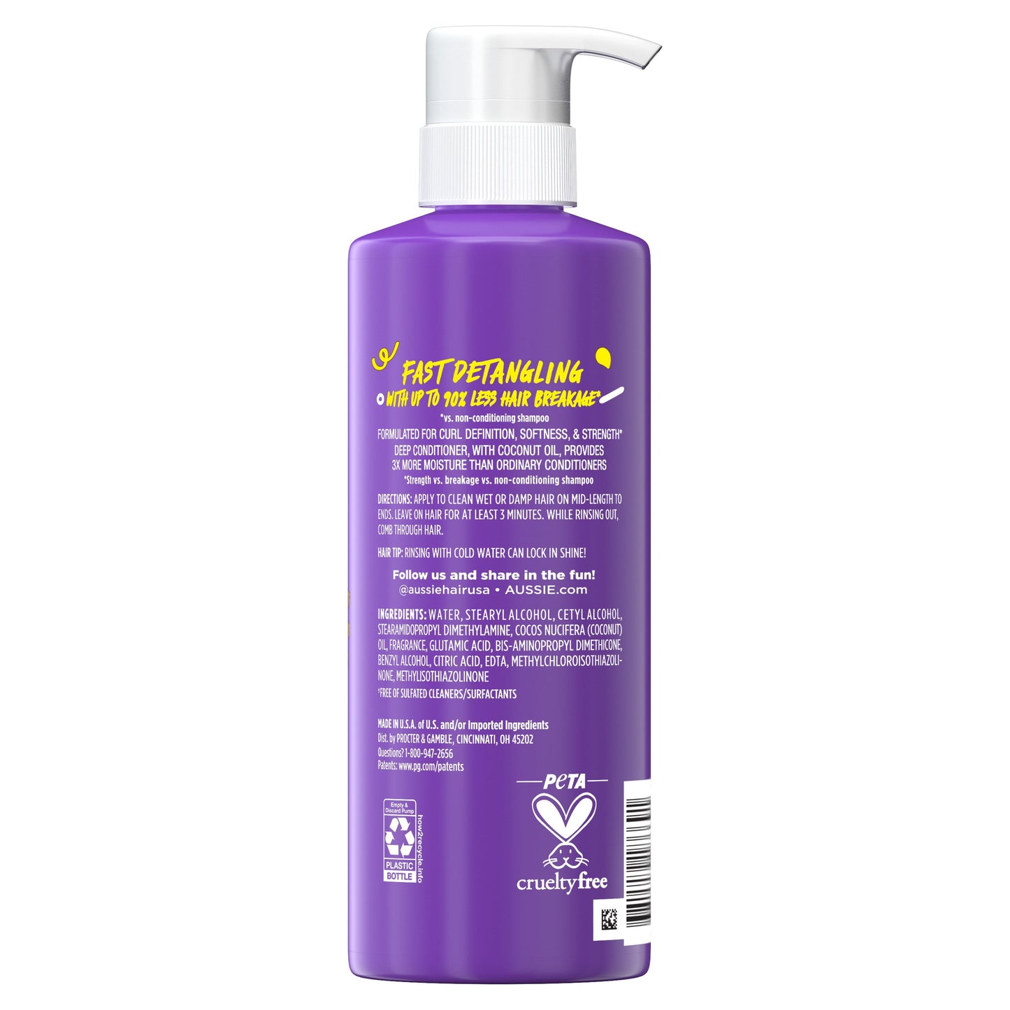 Aussie Miracle Curls 3 Minute Miracle Deep Conditioner - Coconut