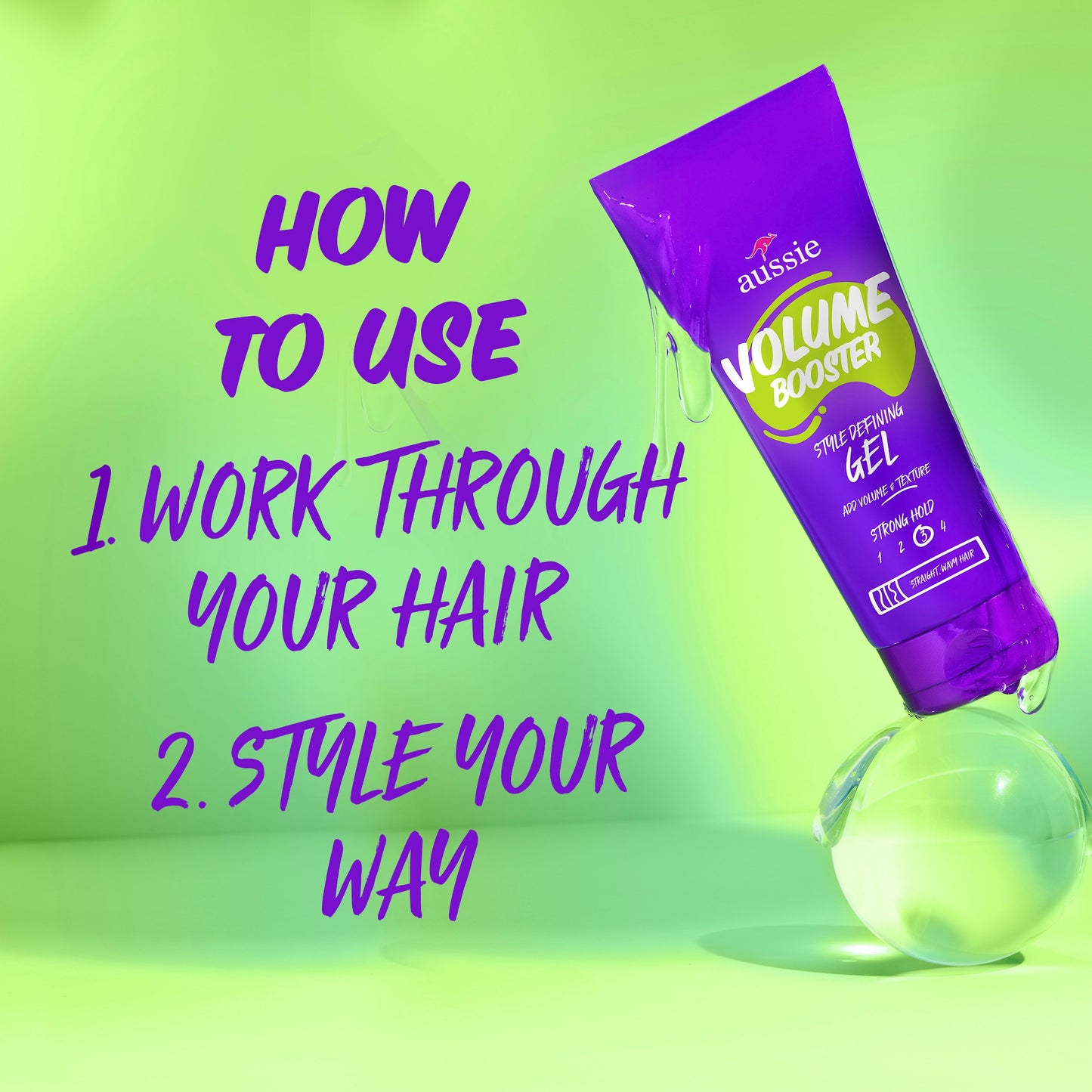 Aussie Instant Volume Style Defining Hair Gel