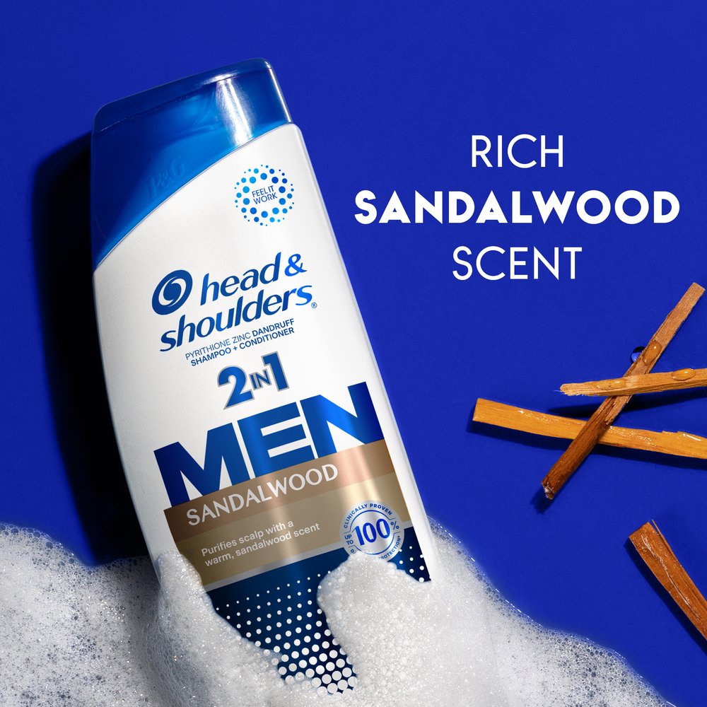 Head & Shoulders 2 in 1 Men Dandruff Shampoo + Conditioner - Sandalwood