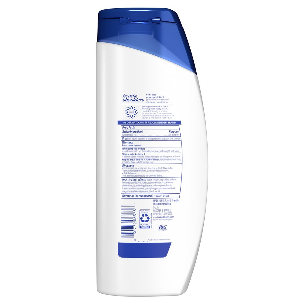 Head & Shoulders Old Spice 2 in 1 Men Dandruff Shampoo + Conditioner - Pure Sport