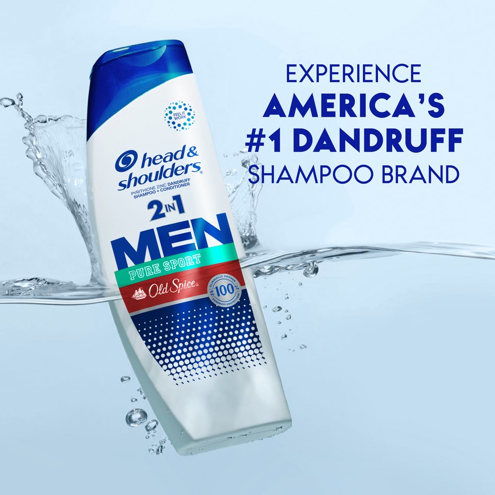 Head & Shoulders Old Spice Men 2 in 1 Dandruff Shampoo + Conditioner - Pure Sport