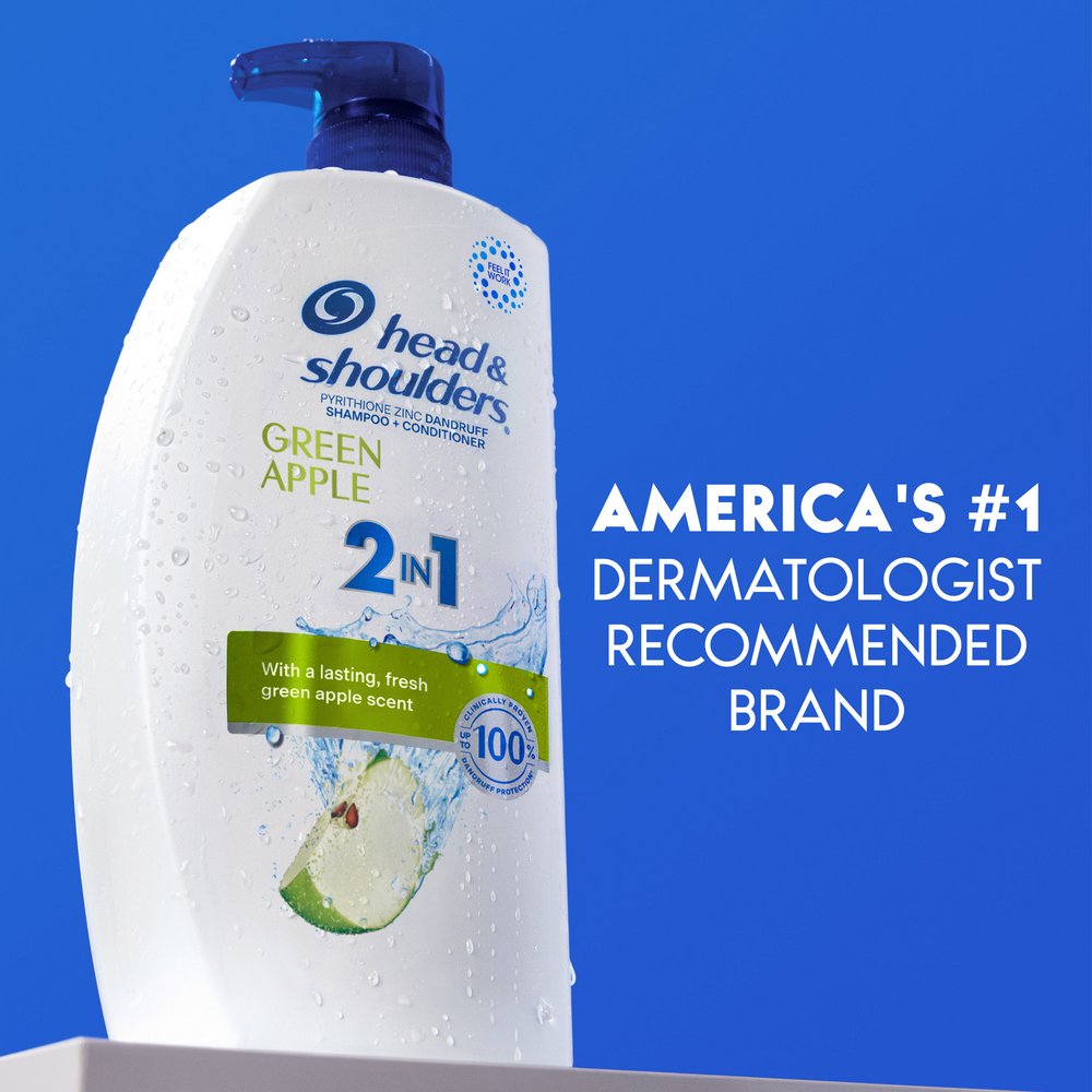 Head & Shoulders 2 in 1 Dandruff Shampoo + Conditioner - Green Apple