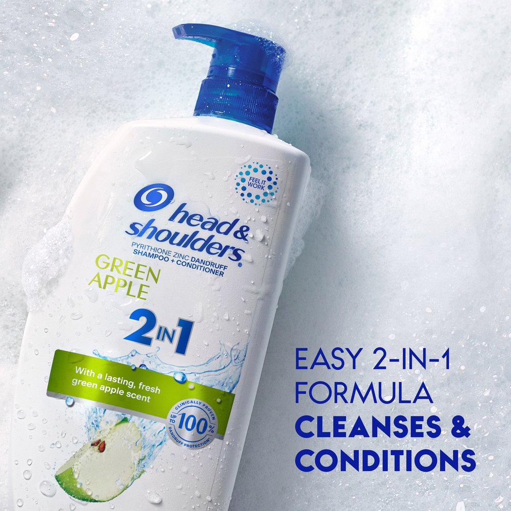 Head & Shoulders 2 in 1 Dandruff Shampoo + Conditioner - Green Apple