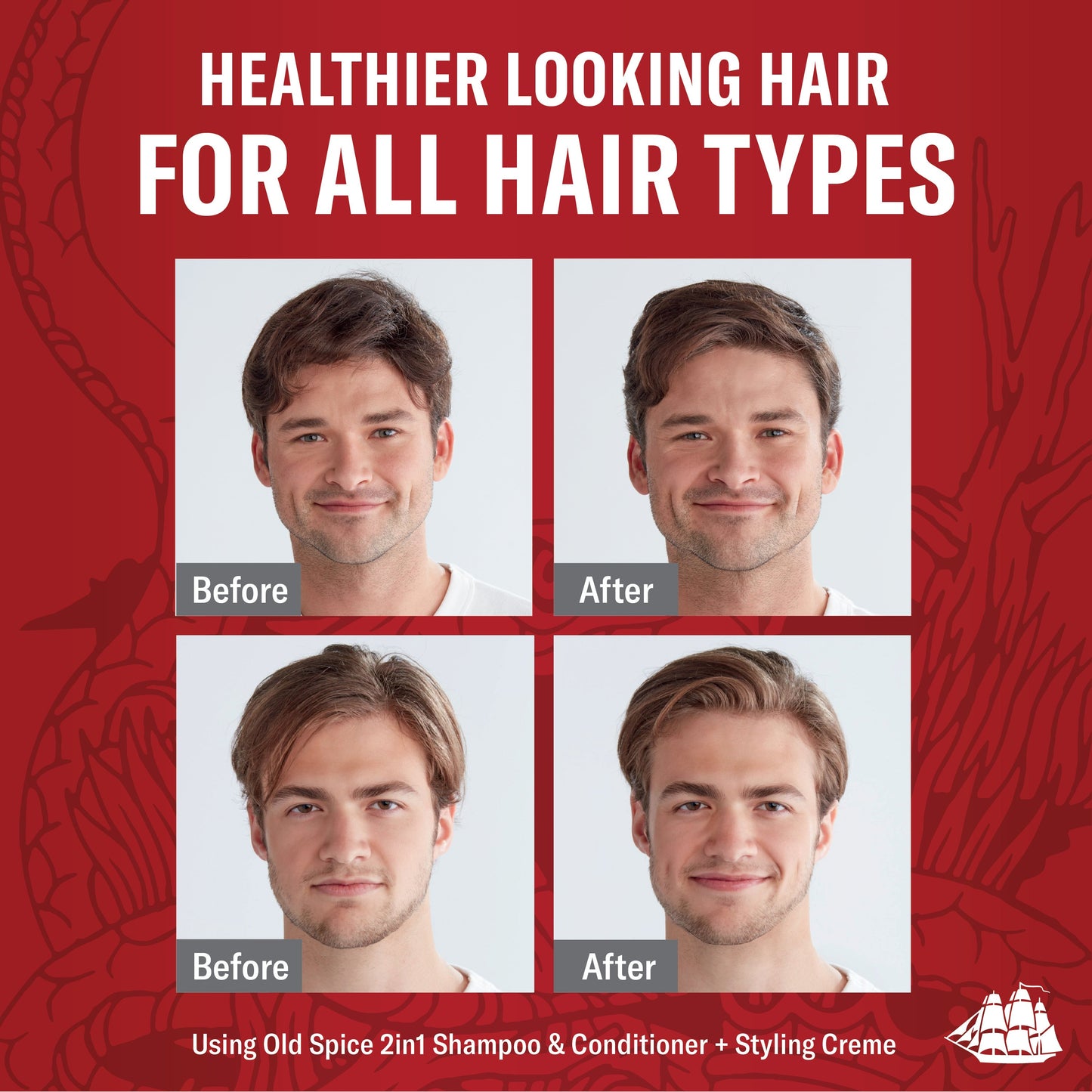 Old Spice 2 in 1 Shampoo Conditioner - MambaKing
