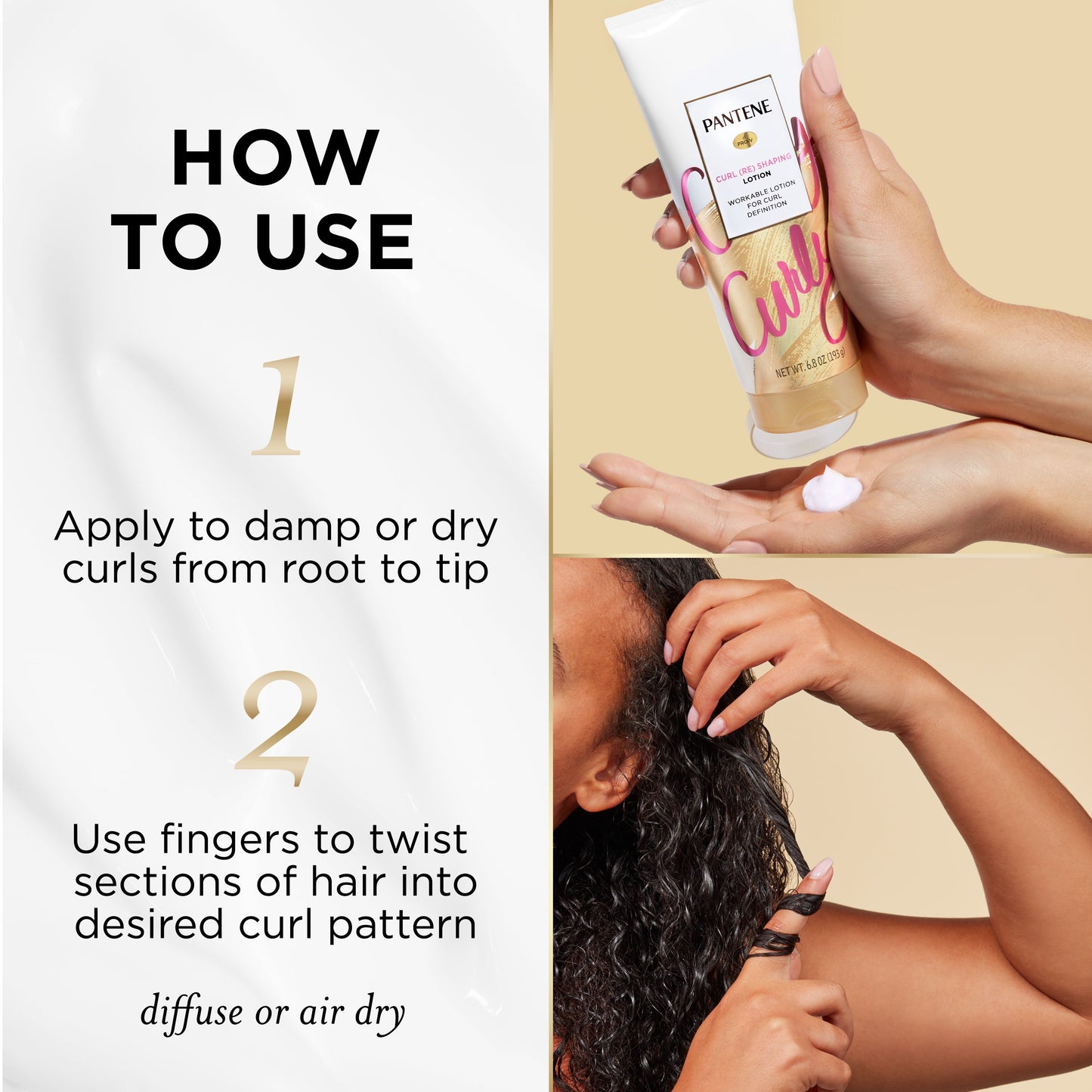 Pantene Pro-V Curl Reshaping Hair Lotion