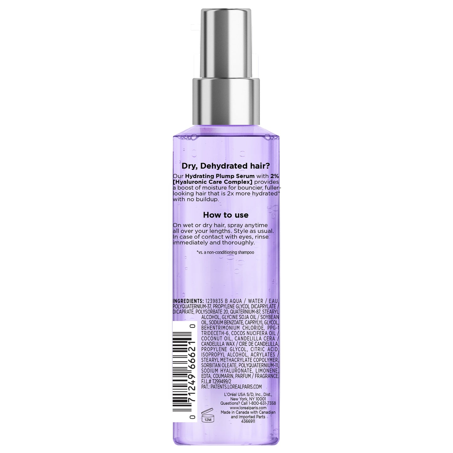 L'Oréal Paris Elvive Hyaluron + Plump Moisture Replump Hair Serum