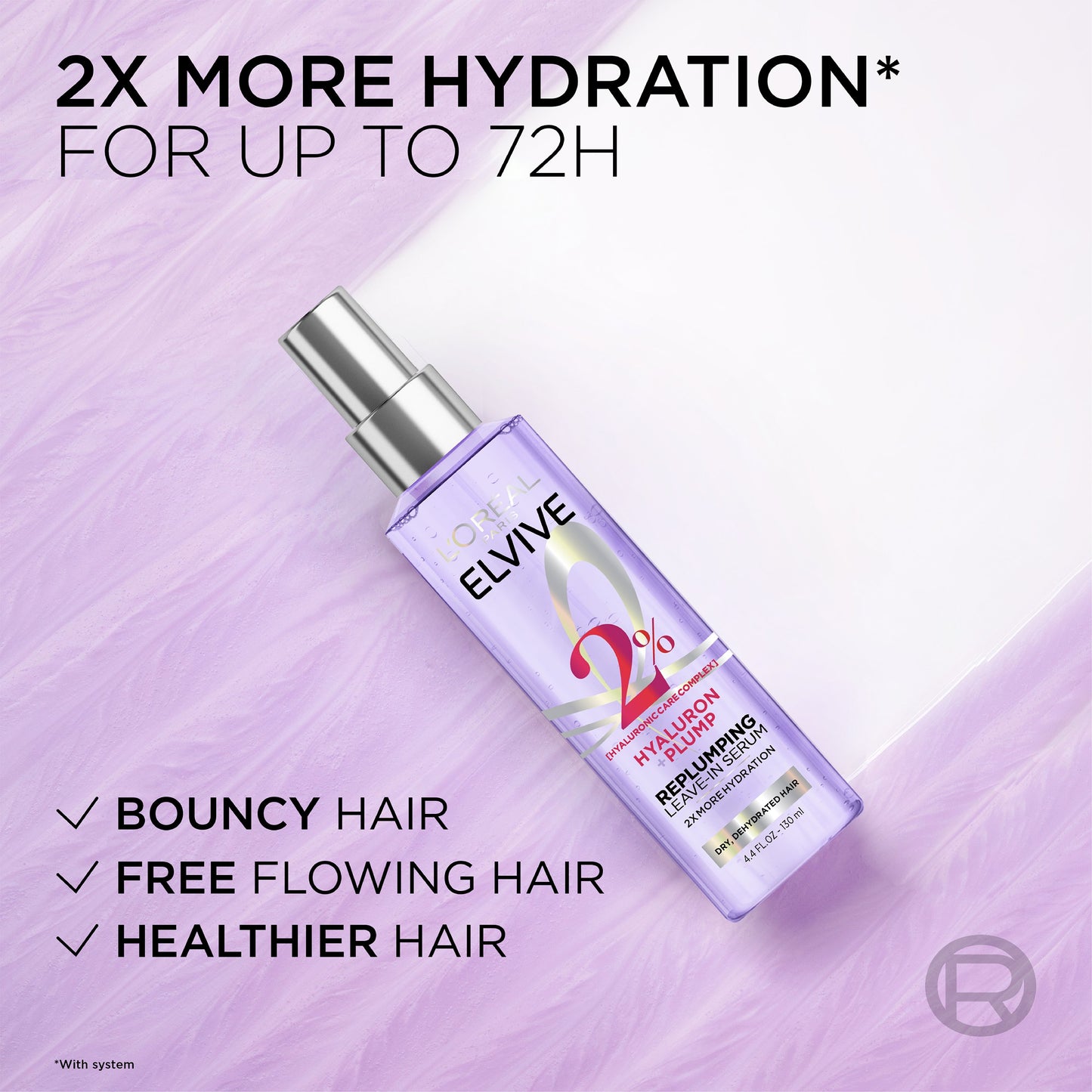 L'Oréal Paris Elvive Hyaluron + Plump Moisture Replump Hair Serum