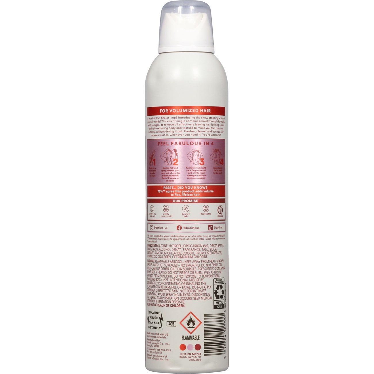 Batiste Volumizing Dry Shampoo