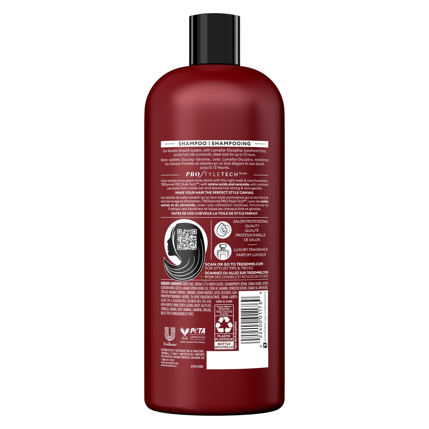 TRESemmé Cruelty Free Keratin Smooth Shampoo