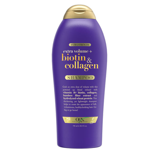 OGX Extra Strength Extra Volume + Biotin & Collagen Shampoo