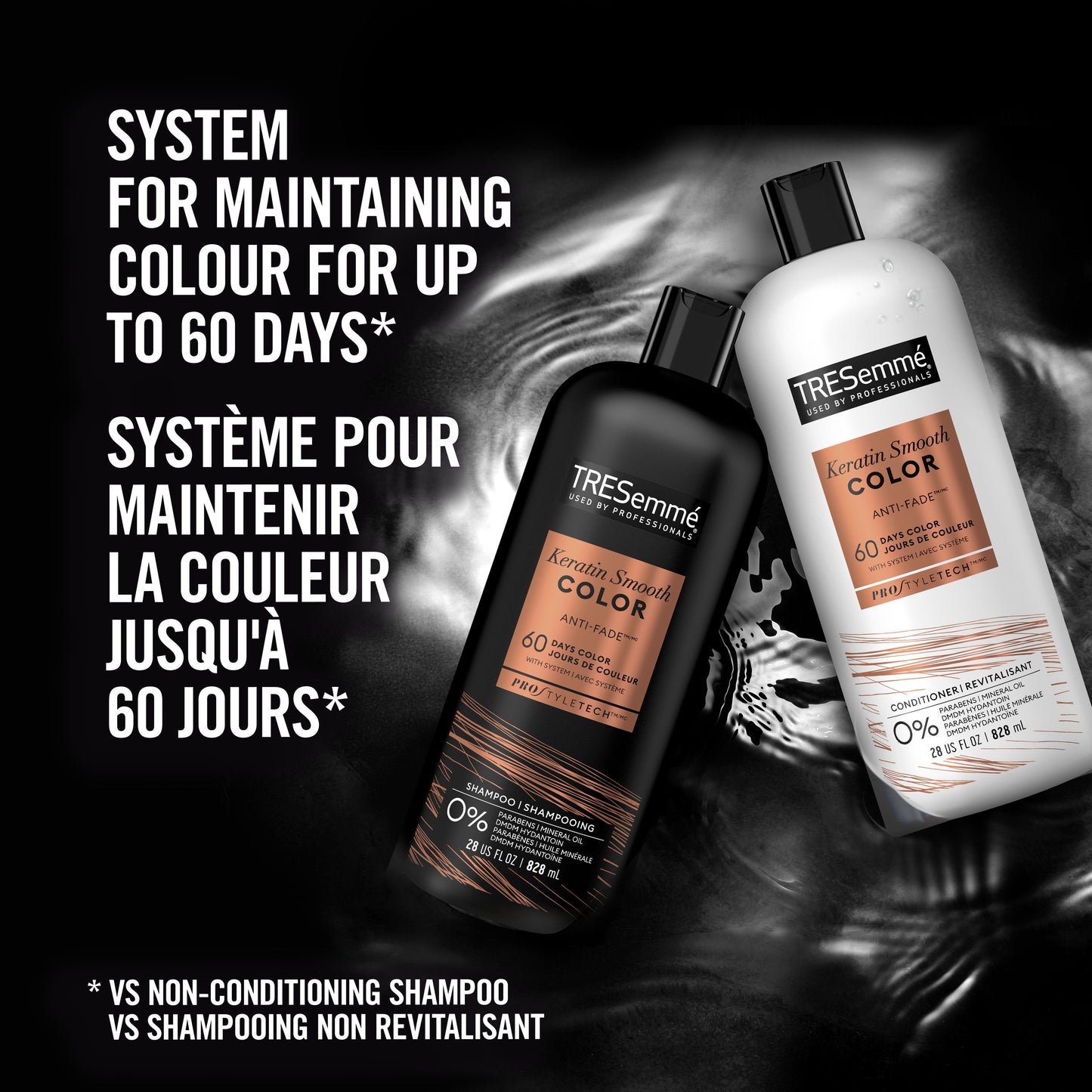TRESemmé Cruelty Free Keratin Smooth Color Sulfate-Free Shampoo
