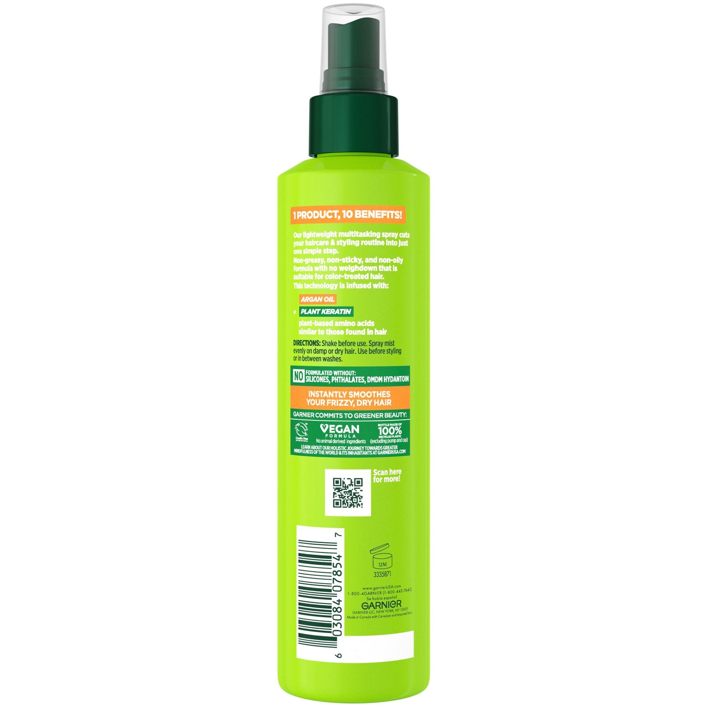 Garnier Fructis Sleek & Shine 10-in-1 Leave-In Spray