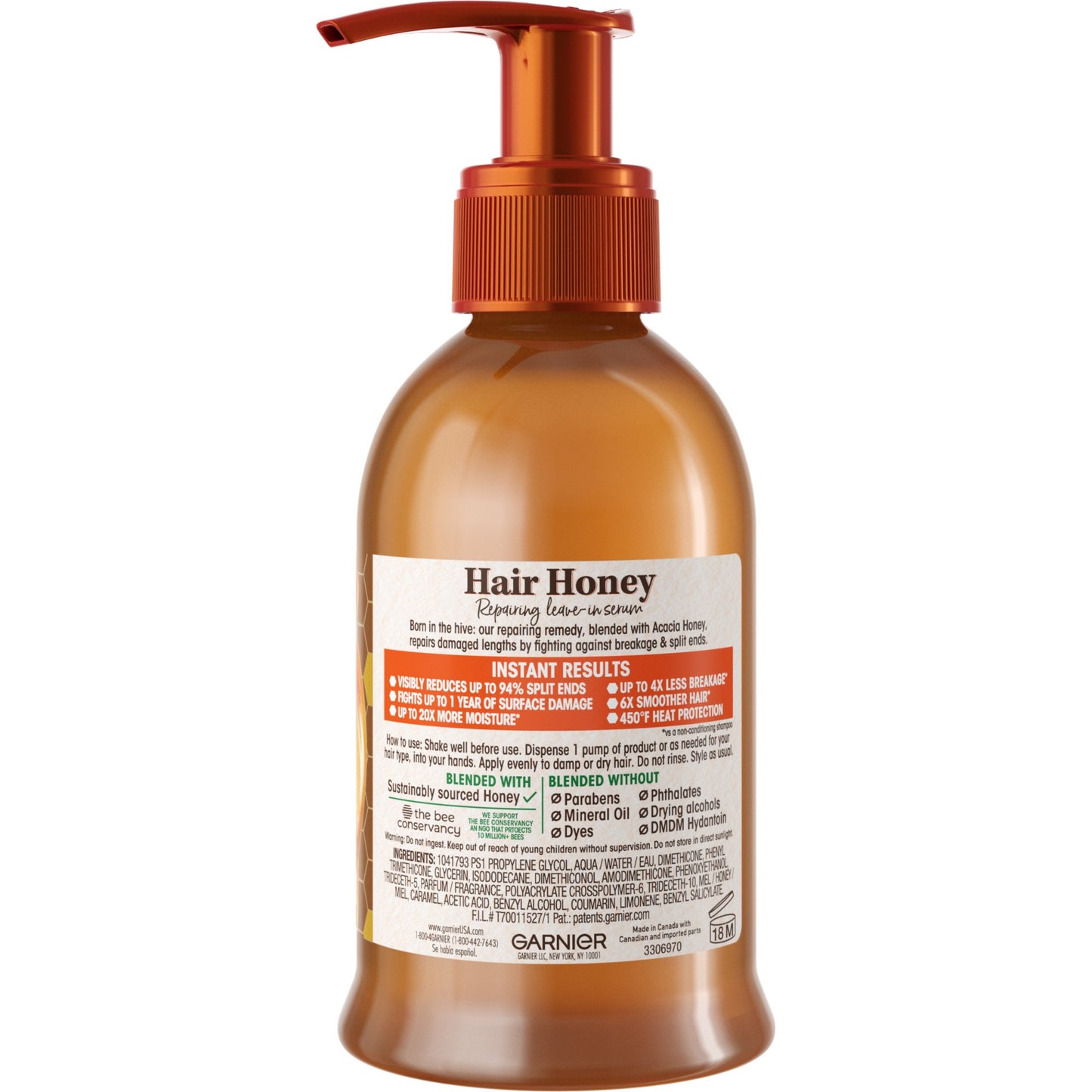 Garnier Whole Blends Hair Honey Repairing Serum