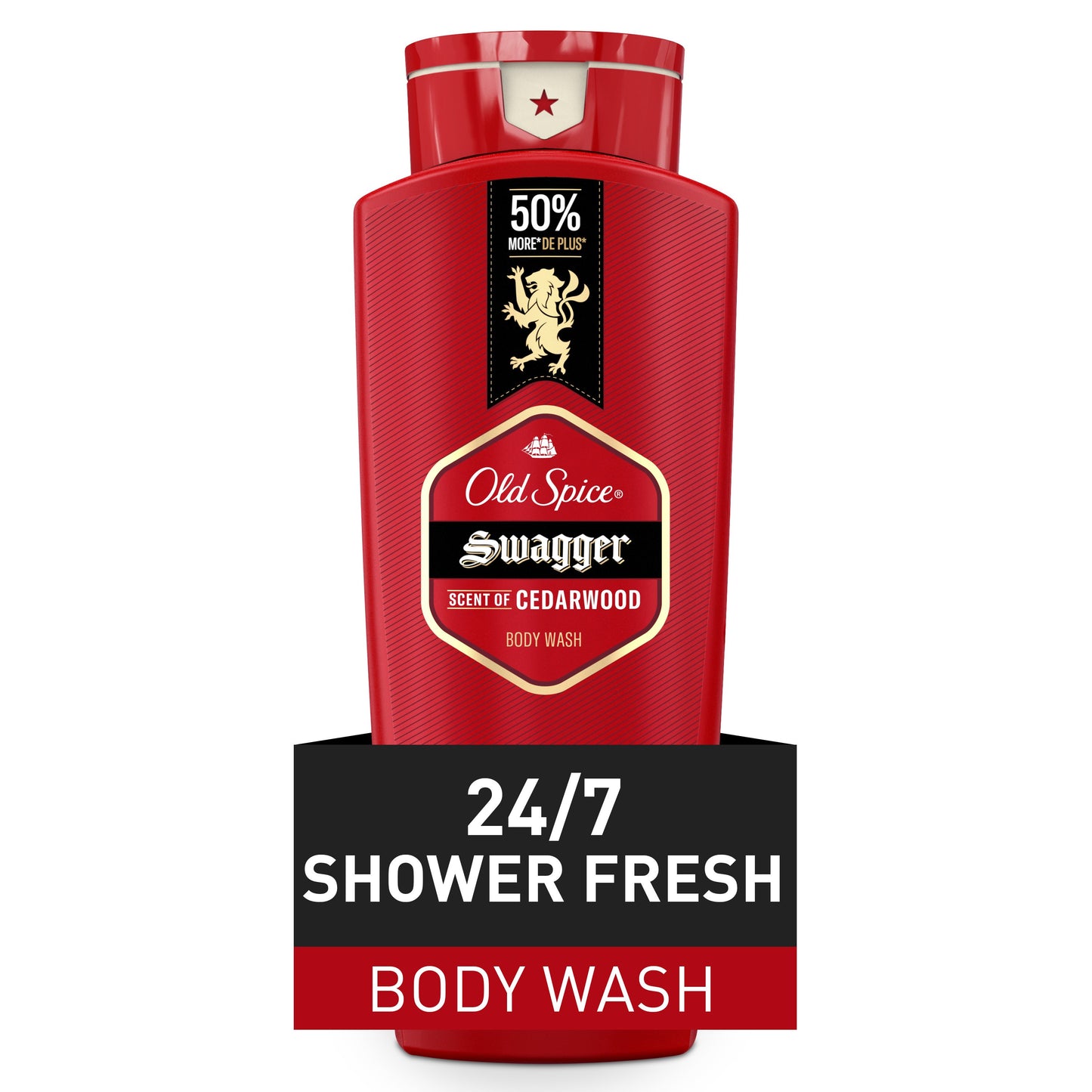 Old Spice Men's Body Wash, Swagger Scent of Cedarwood
