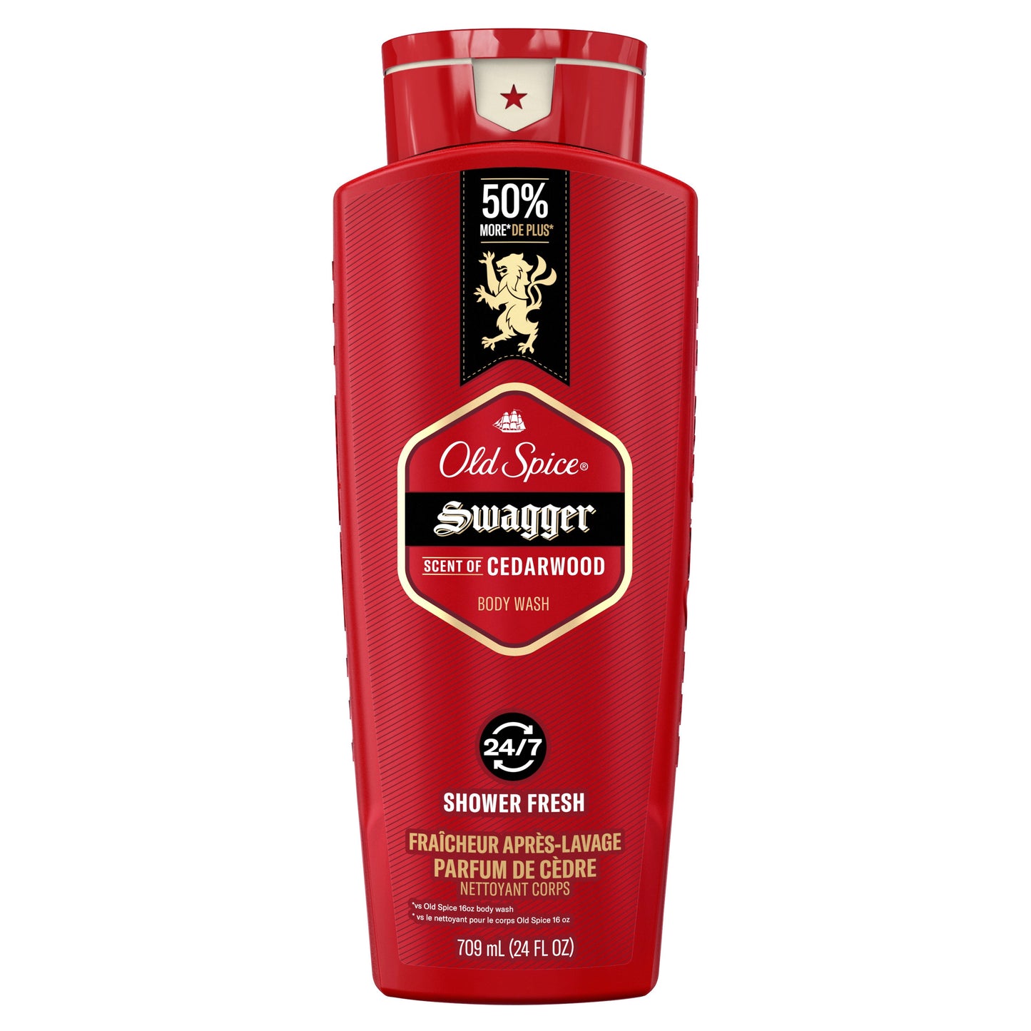 Old Spice Men's Body Wash, Swagger Scent of Cedarwood