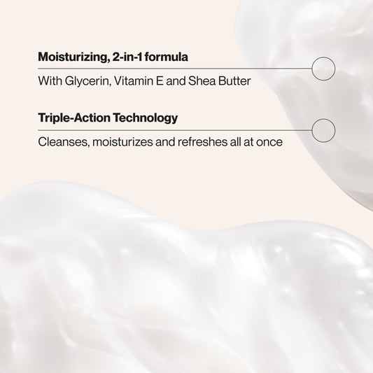 Suave Men Moisturizing 2-in-1 Face & Body Wash - Shea & Sandalwood