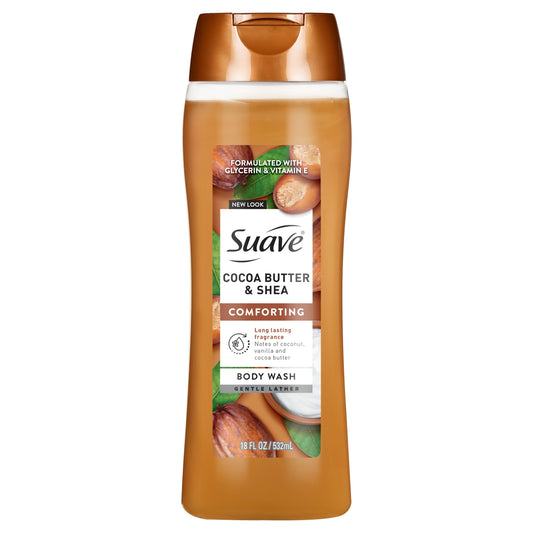 Suave Comforting Body Wash - Cocoa Butter & Shea