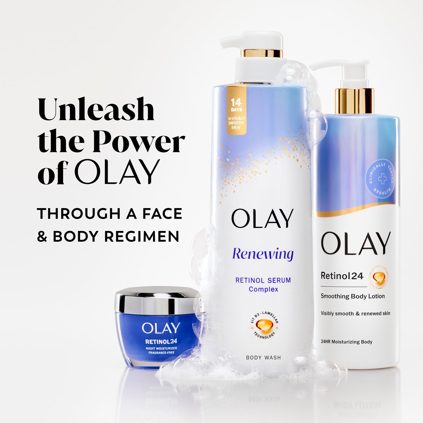 Olay Renewing Body Wash with Retinol Serum Complex