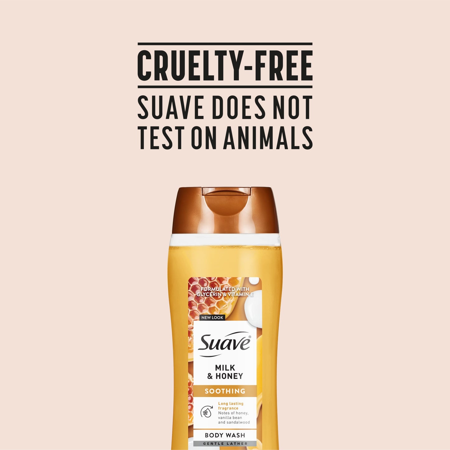 Suave Soothing Body Wash - Milk & Honey