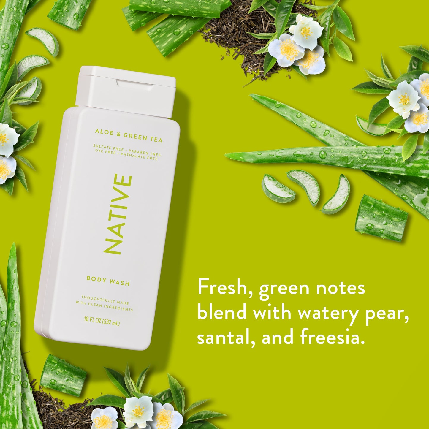 Native Body Wash - Aloe & Green Tea
