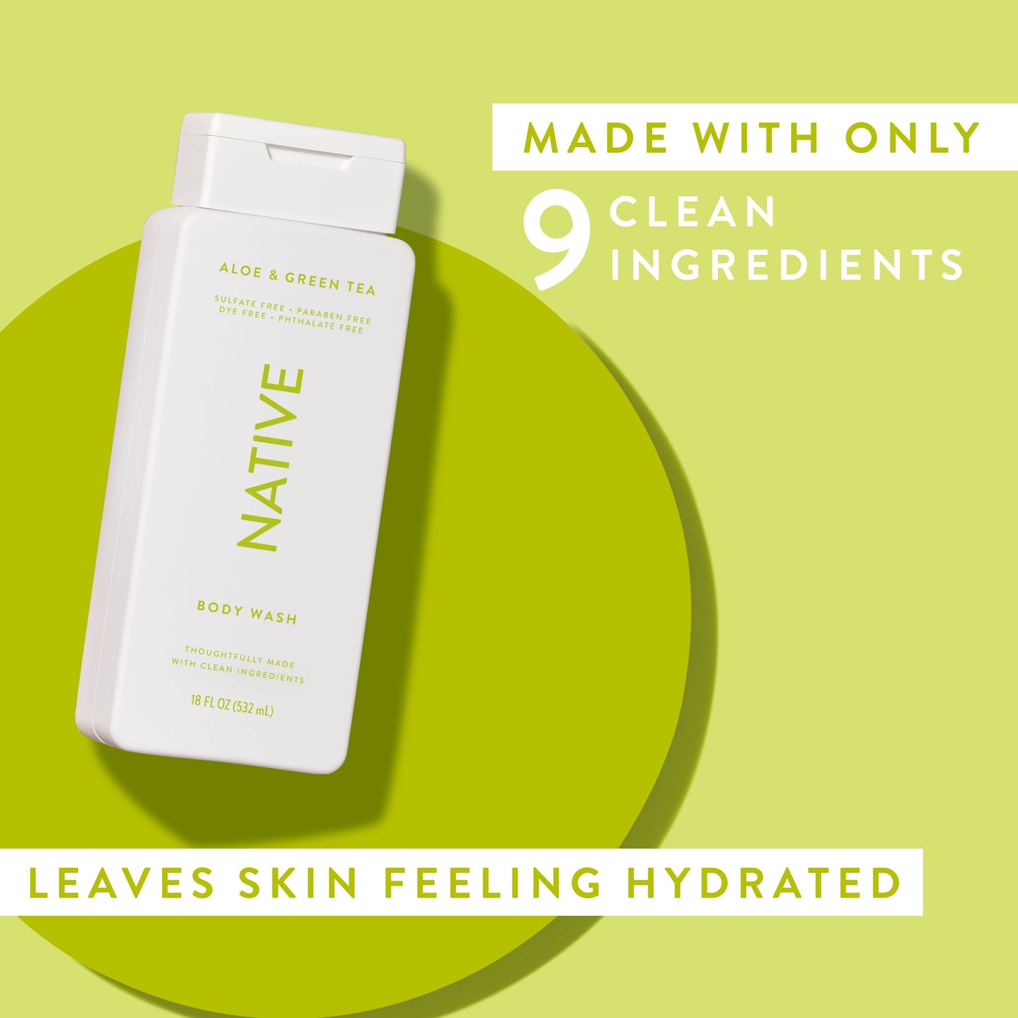 Native Body Wash - Aloe & Green Tea