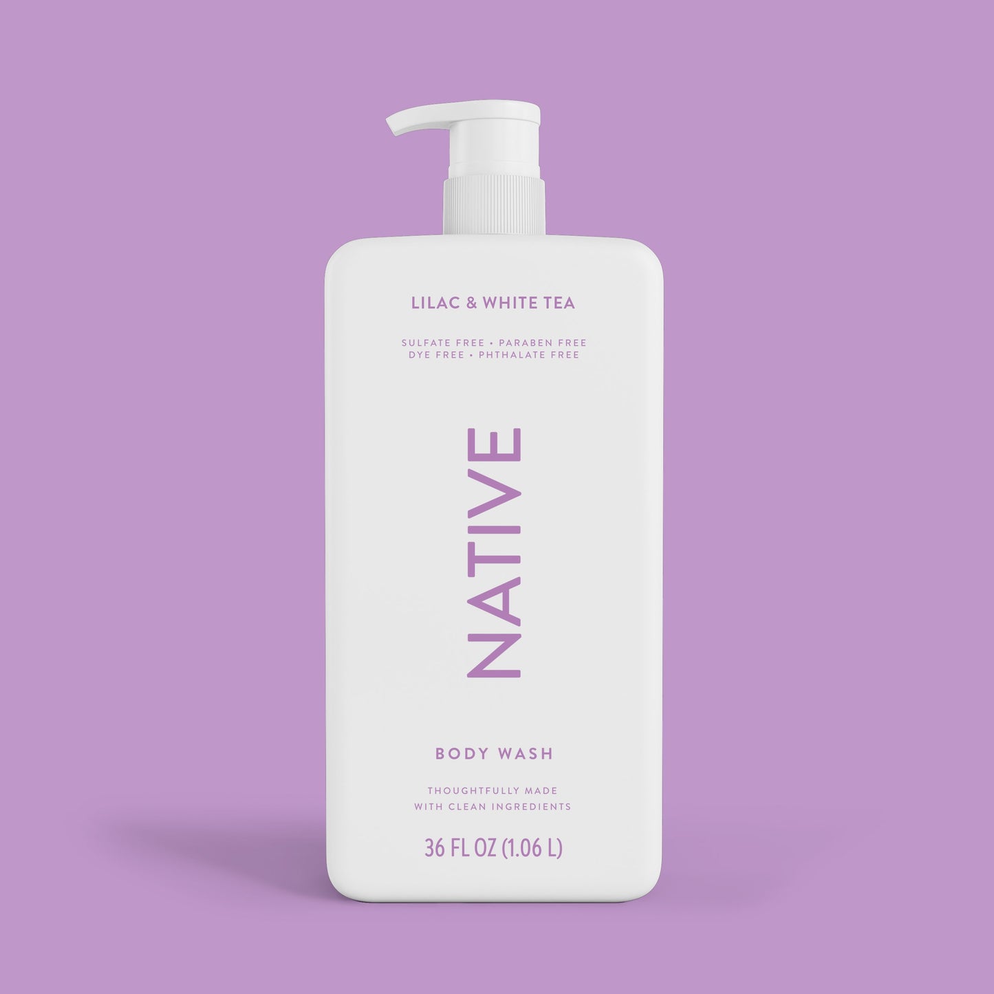 Native Body Wash - Lilac & White Tea