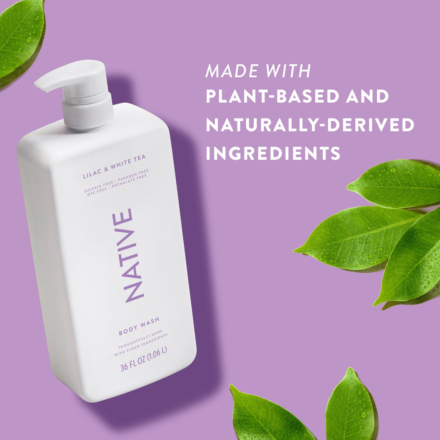 Native Body Wash - Lilac & White Tea