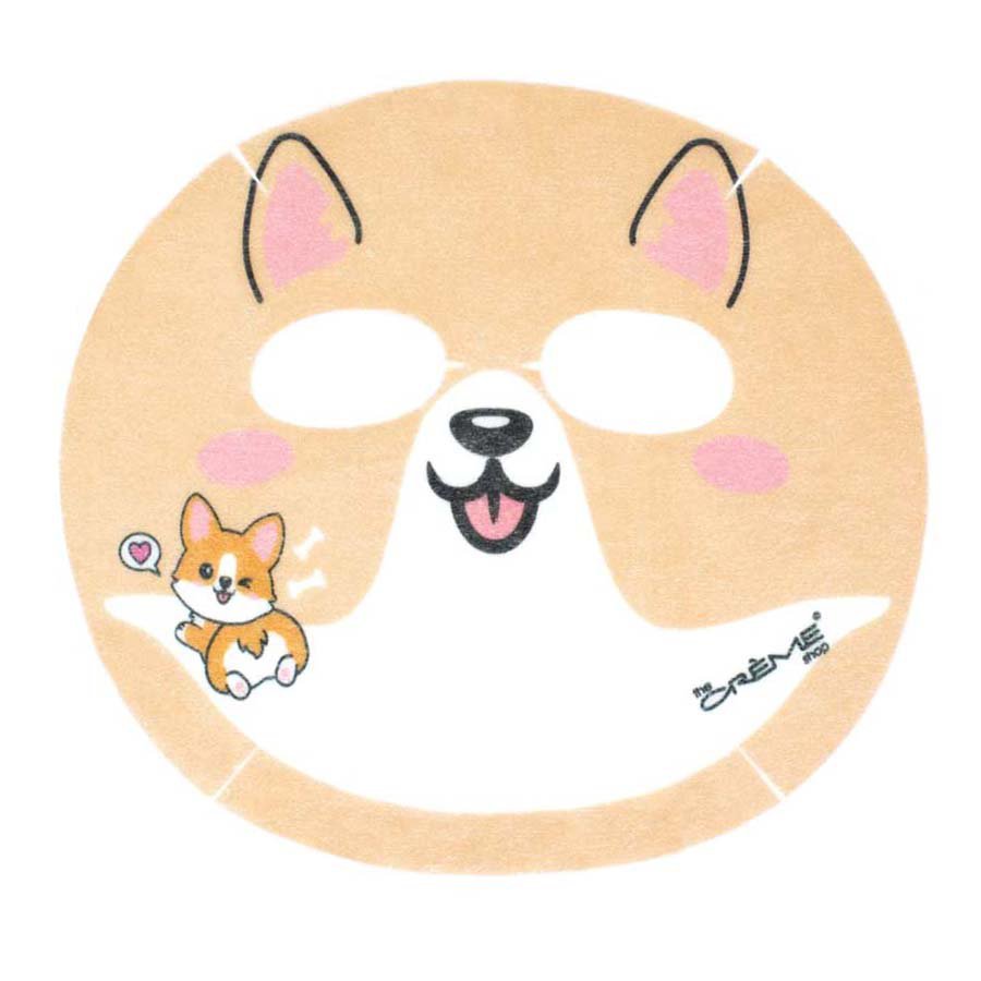 The Crème Shop Be Juicy, Skin! Animated Corgi Face Mask