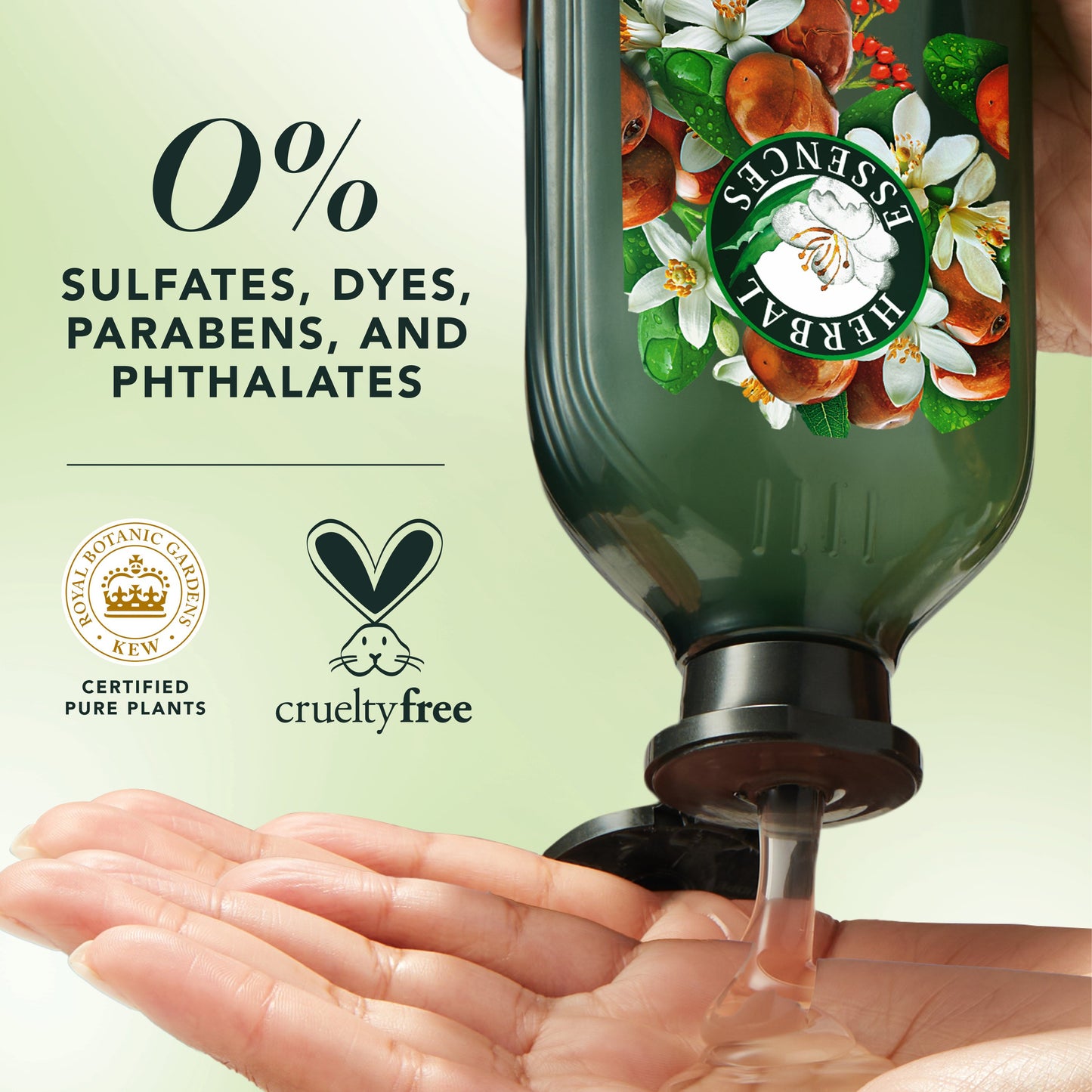 Herbal Essences Shine + Smooth Jojoba Oil Sulfate Free Shampoo, 13.5 fl oz
