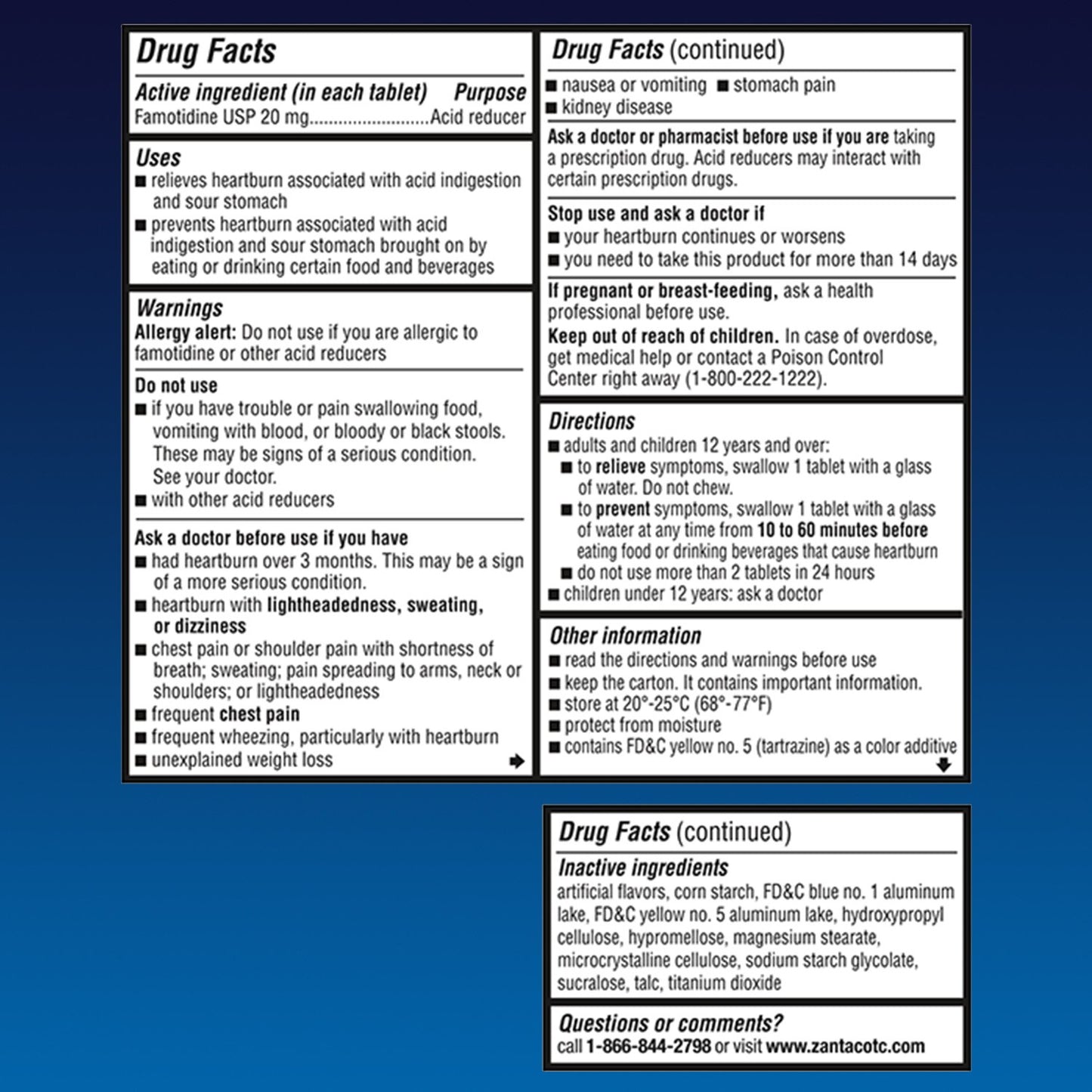 Zantac 360 Maximum Strength Tablets - Cool Mint