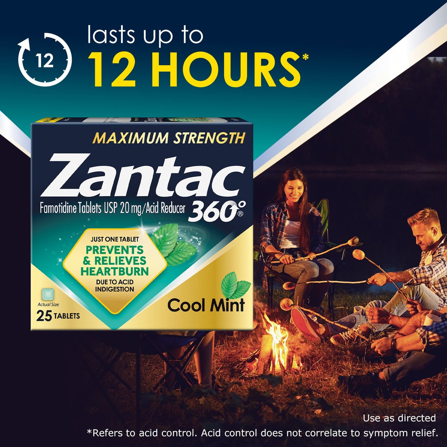 Zantac 360 Maximum Strength Tablets - Cool Mint