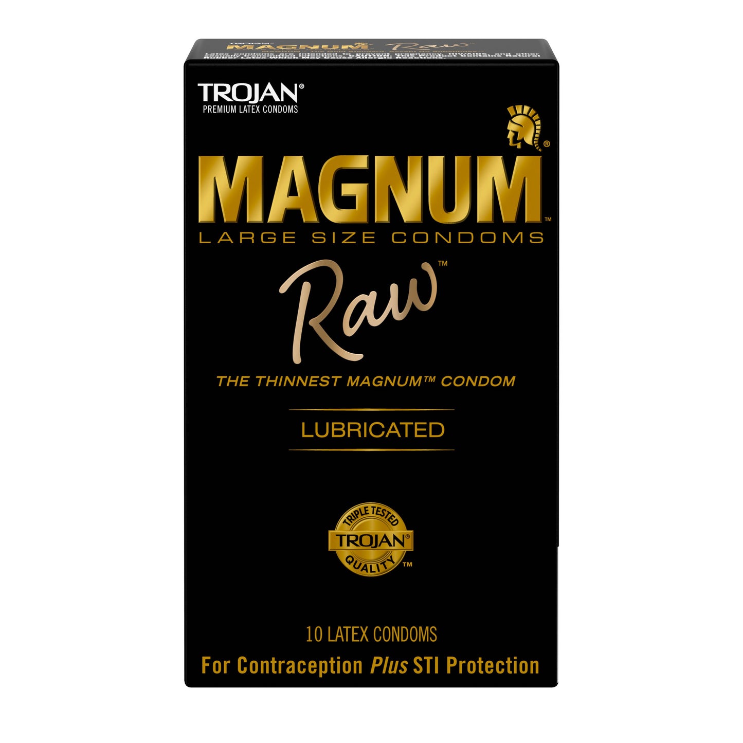 Trojan MAGNUM Raw Lubricated Condoms