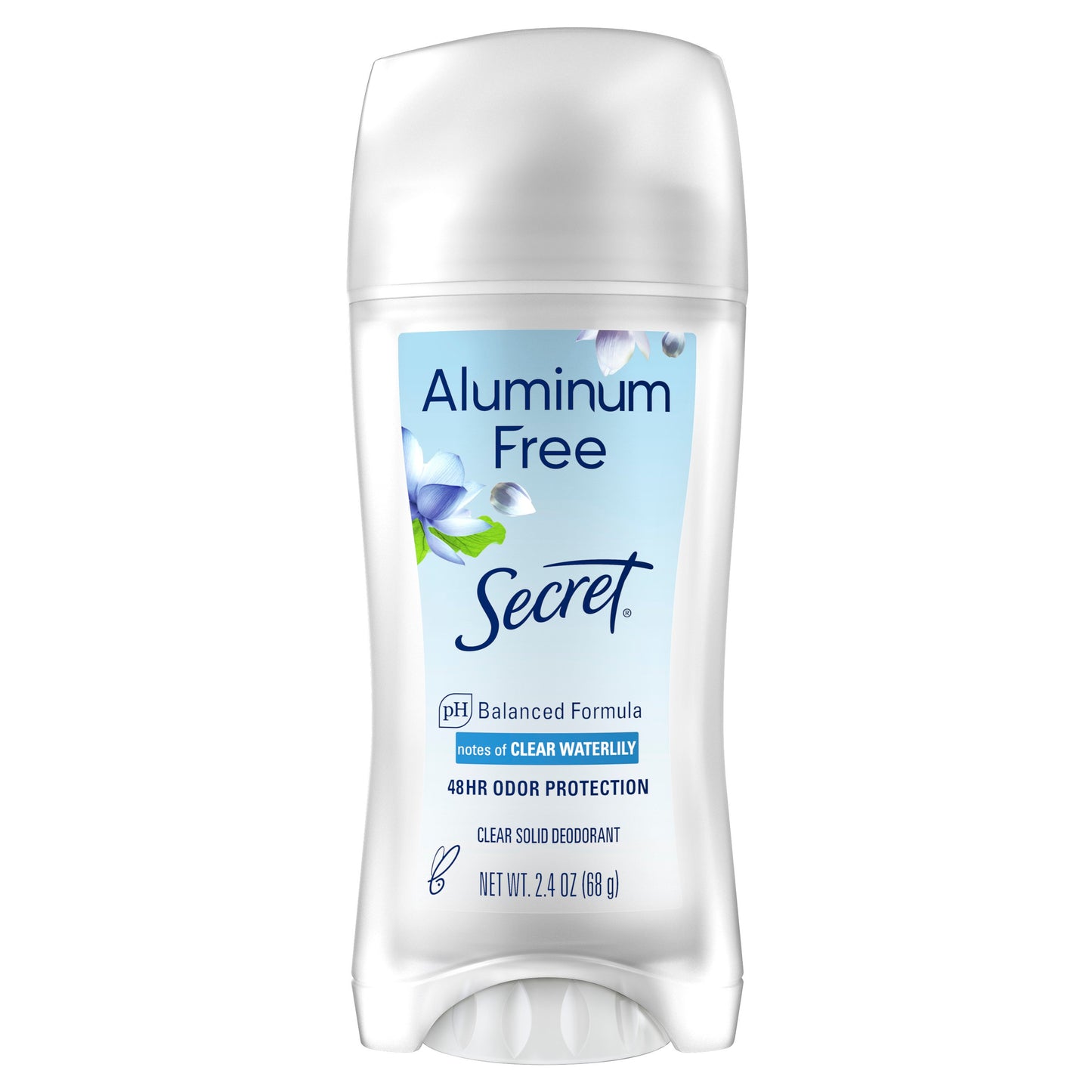 Secret Aluminum Free 48 Hr Deodorant - Waterlily
