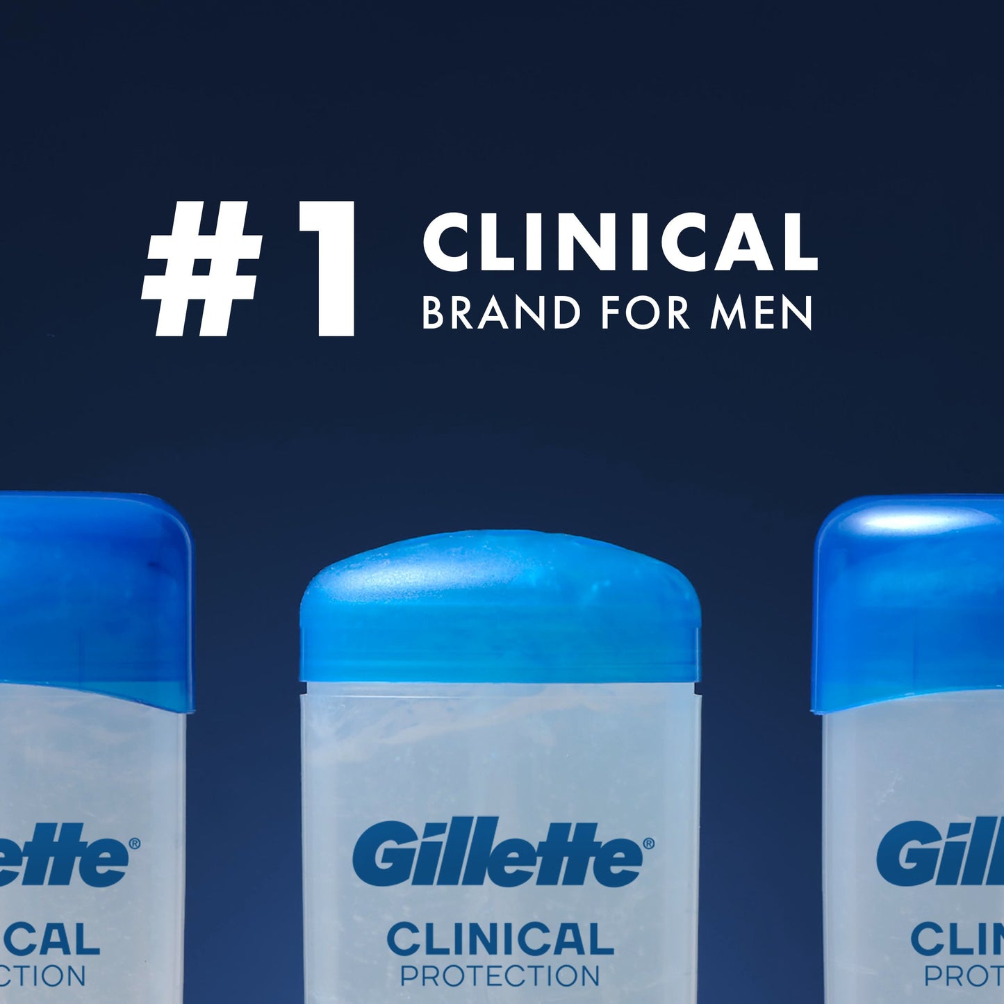 Gillette Clinical Protection Clear Gel Antiperspirant and Deodorant for Men Cool Wave Scent