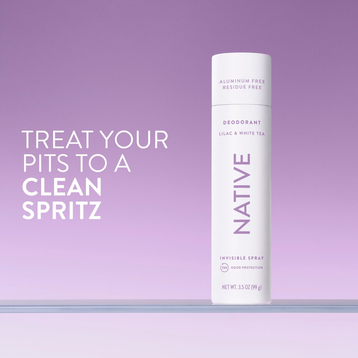 Native Deodorant & Body Spray - Lilac & White Tea
