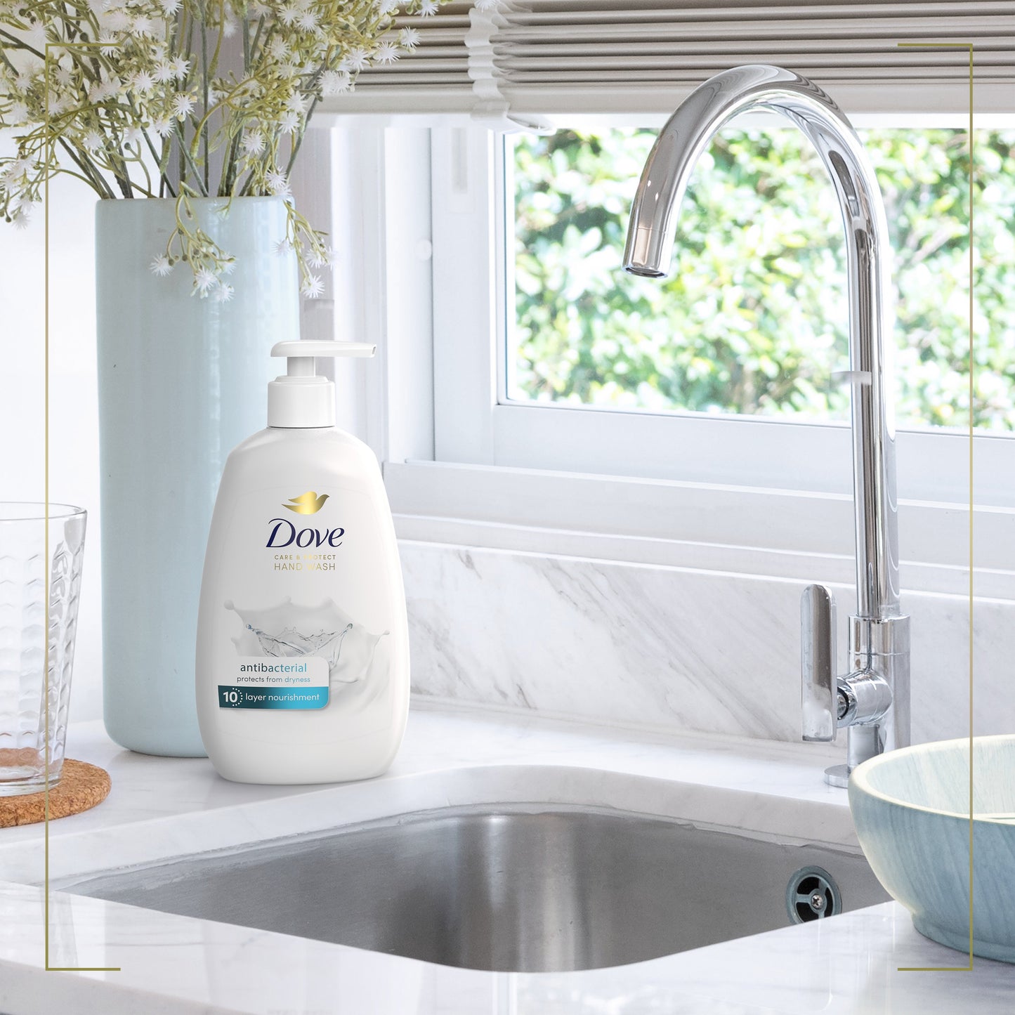Dove Care & Protect Antibacterial Hand Wash
