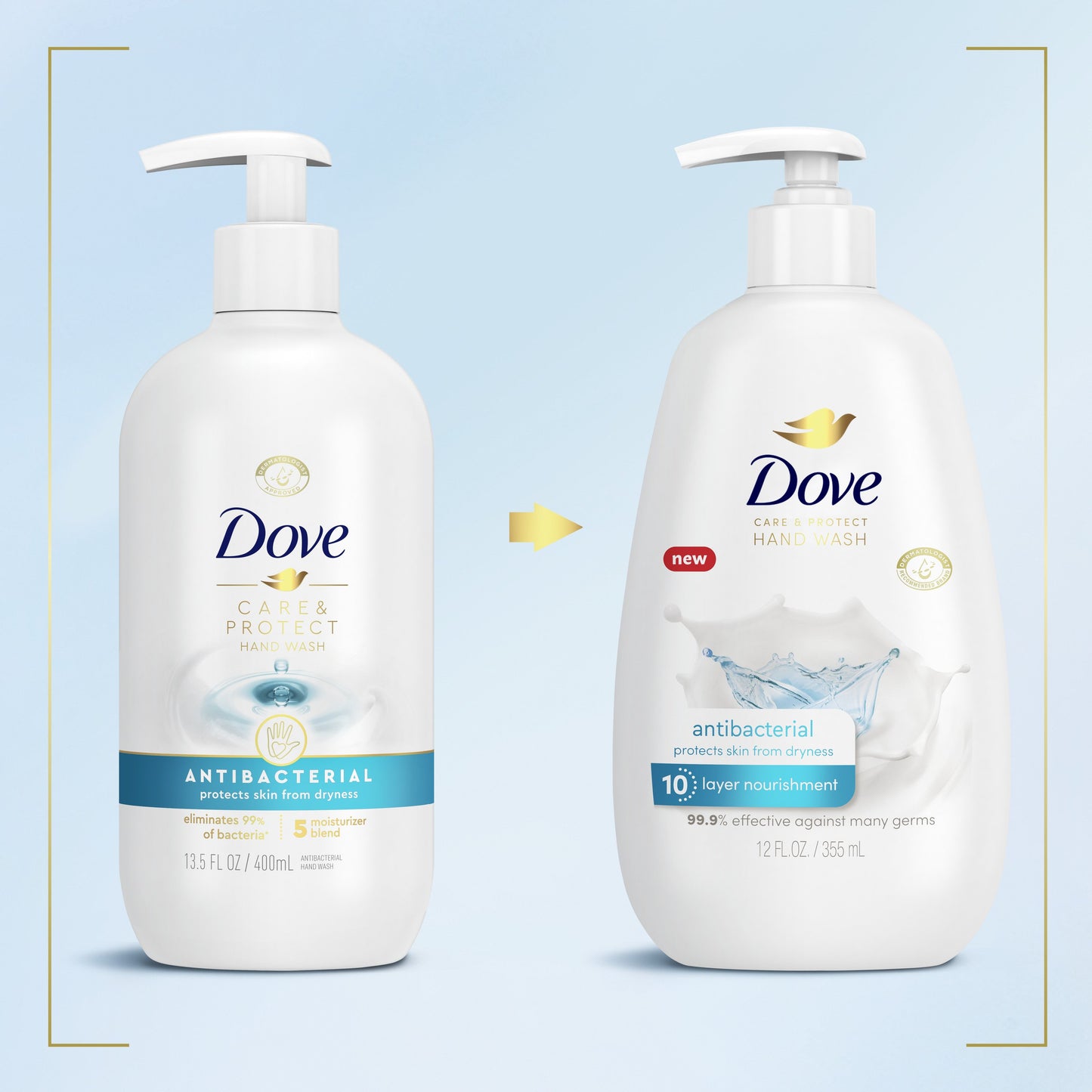 Dove Care & Protect Antibacterial Hand Wash