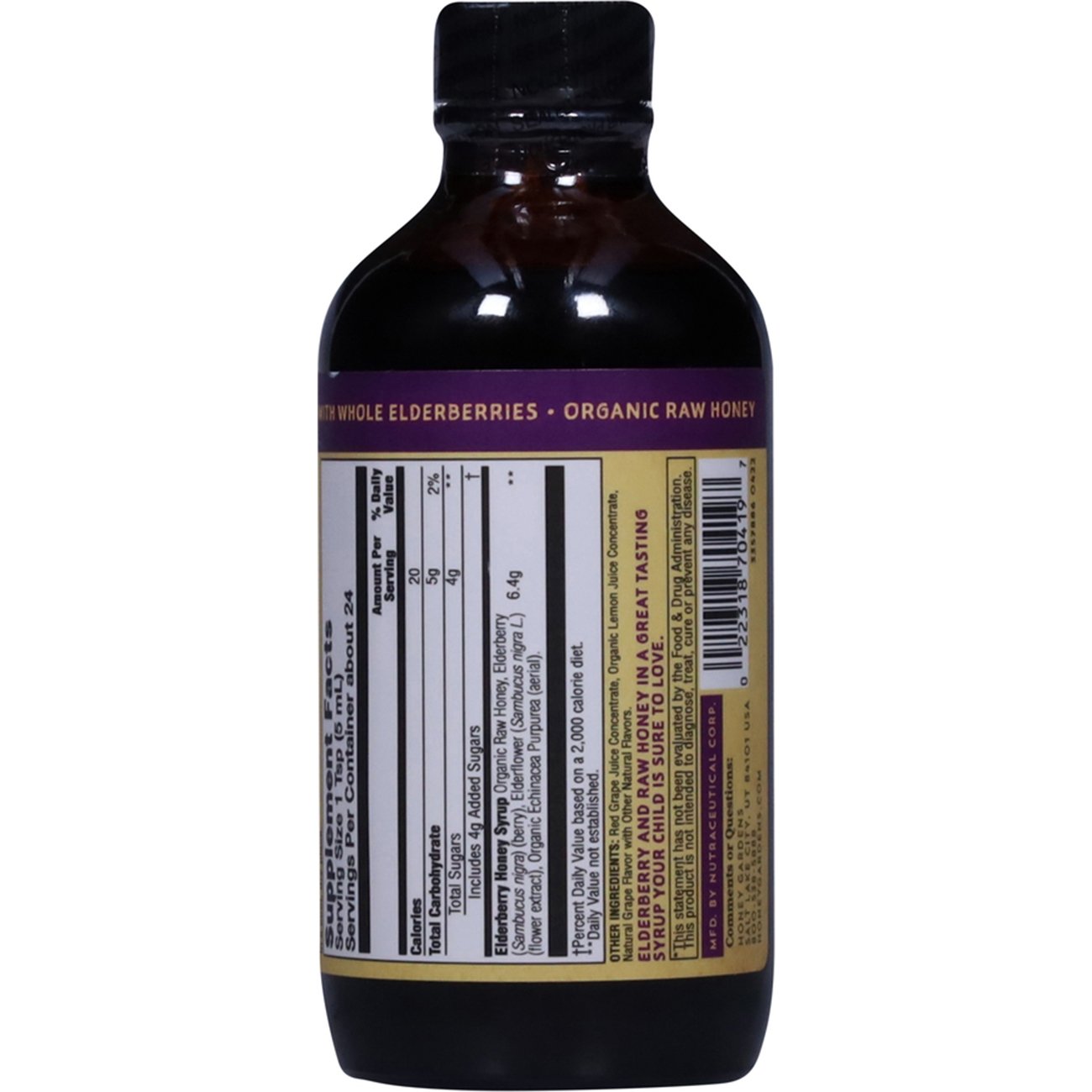 Honey Gardens Kids' Wellness Syrup - Elderberry & Honey