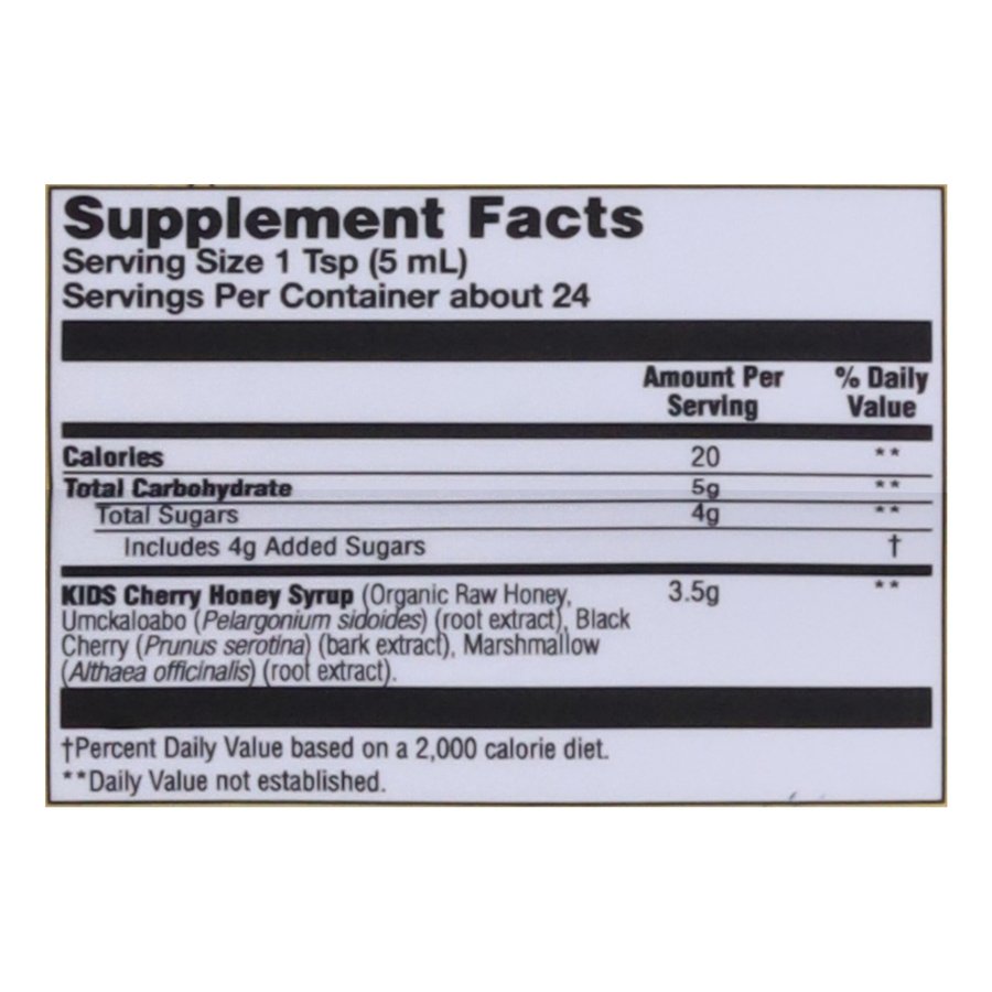 Honey Gardens Kids' Wellness Syrup - Cherry & Honey