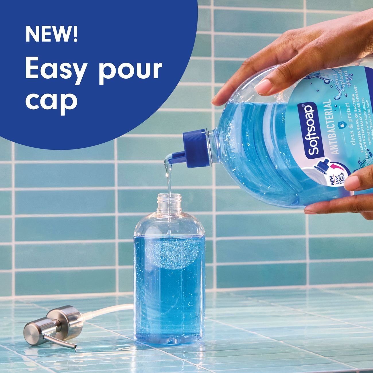 Softsoap Liquid Antibacterial Hand Soap Refill - Cool Splash