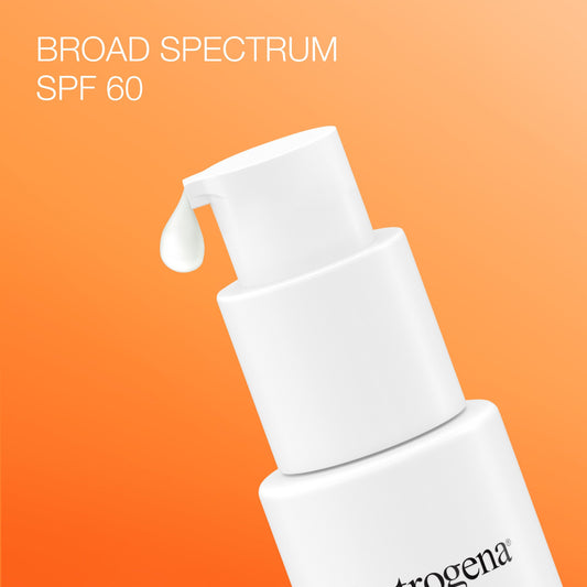 Neutrogena Clear Face Serum Sunscreen With Green Tea Broad Spectrum SPF 60+ Fragrance Free