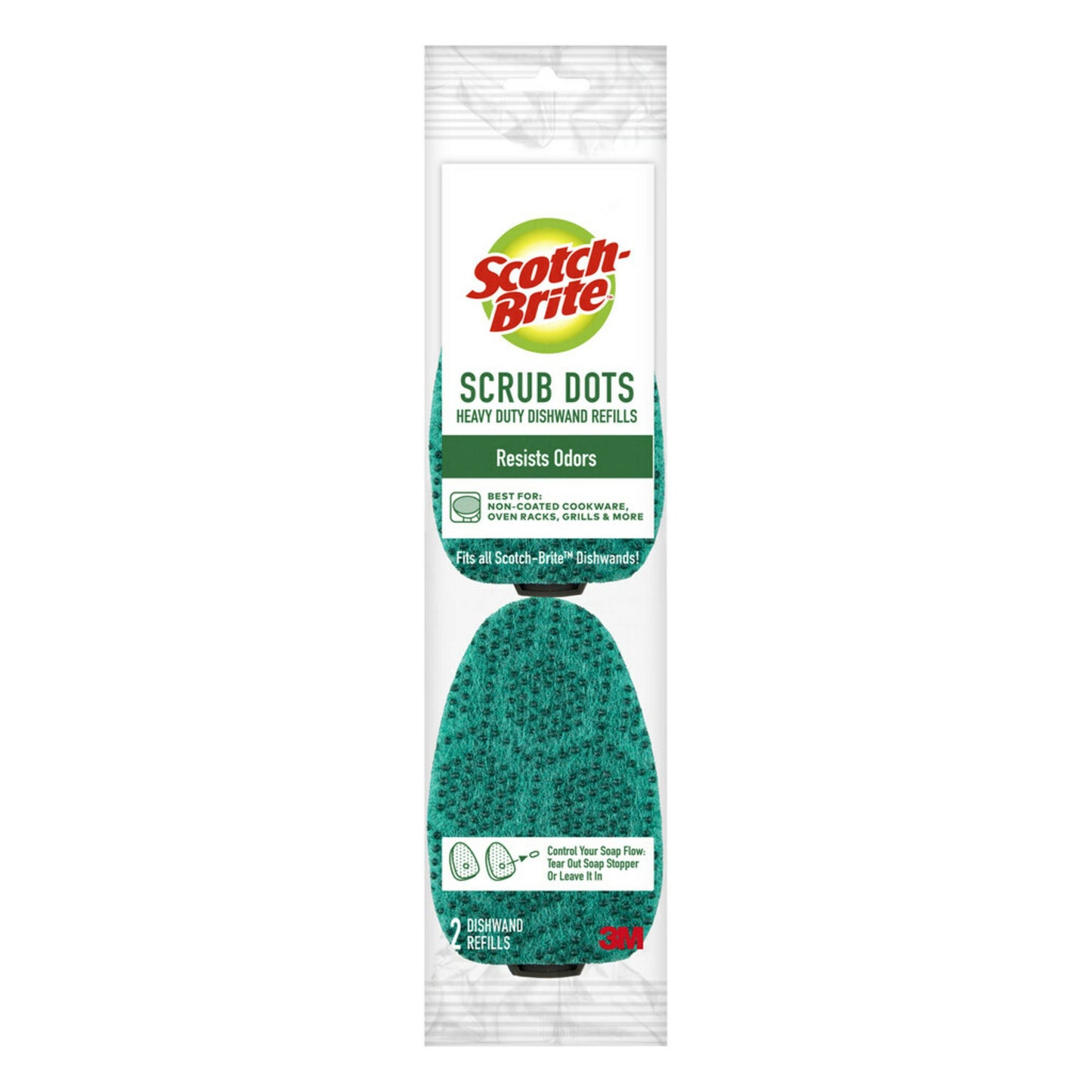 Scotch-Brite Scrub Dots Heavy Duty Dishwand Refills