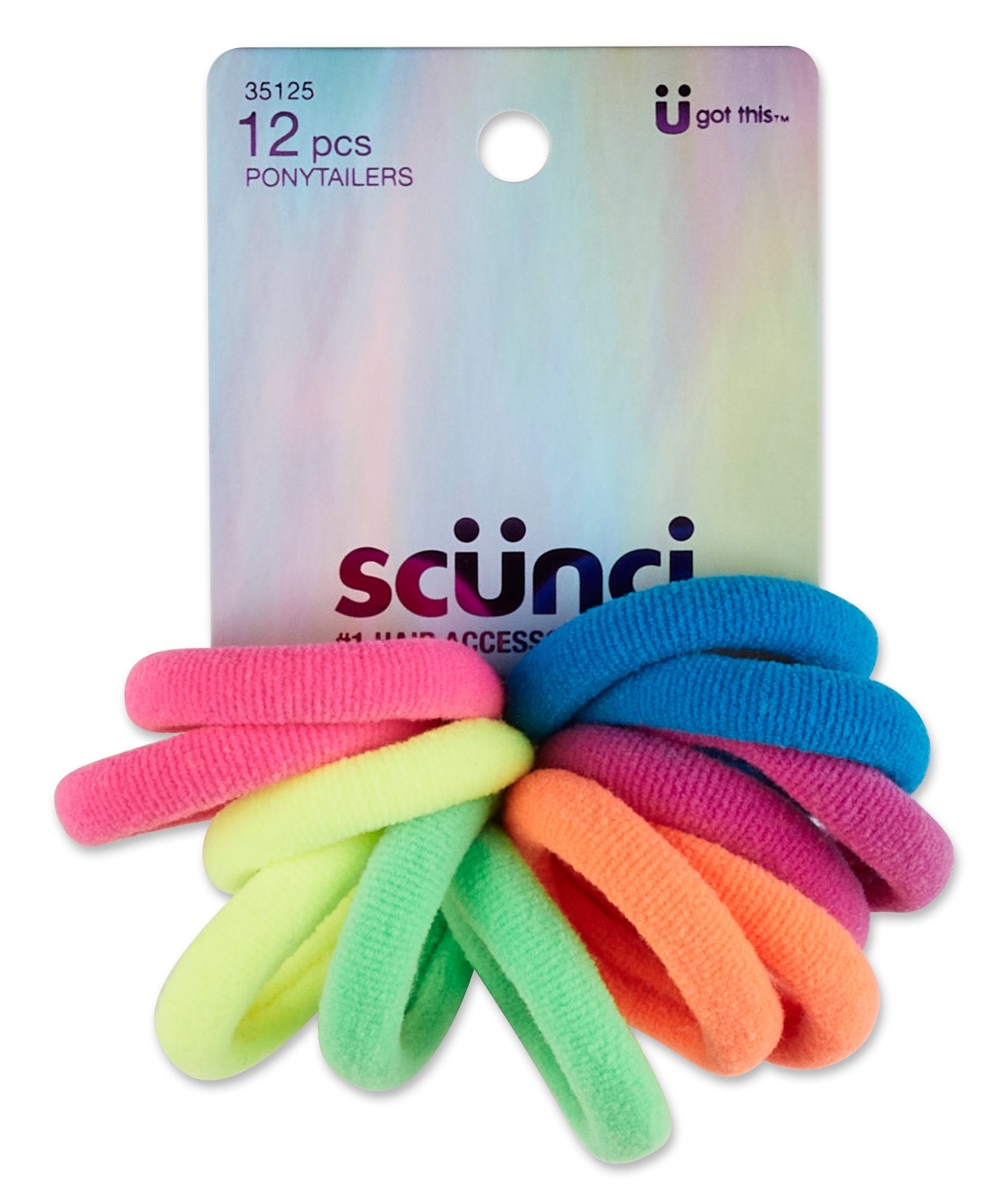 Scunci Hair Ponytailers - Bright Colors