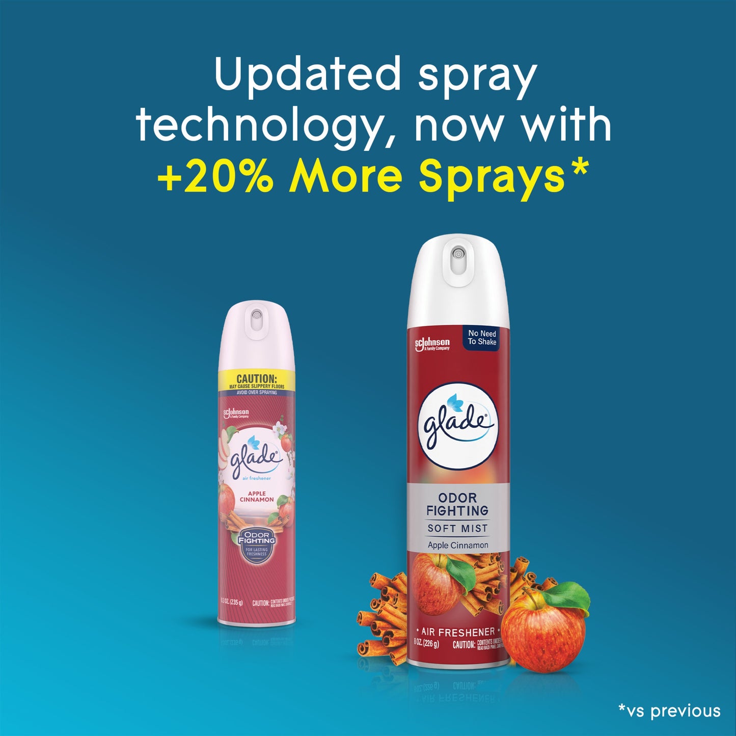 Glade Air Freshener Room Spray - Apple Cinnamon