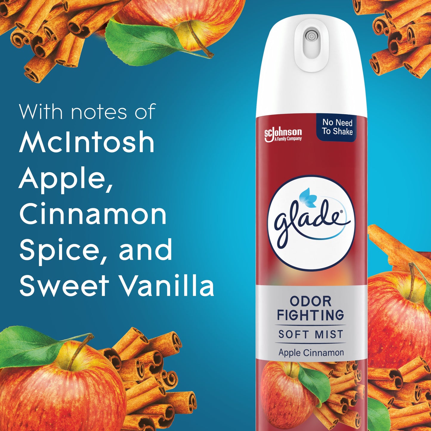 Glade Air Freshener Room Spray - Apple Cinnamon